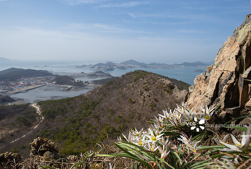 姑群山岛三岔口图片素材