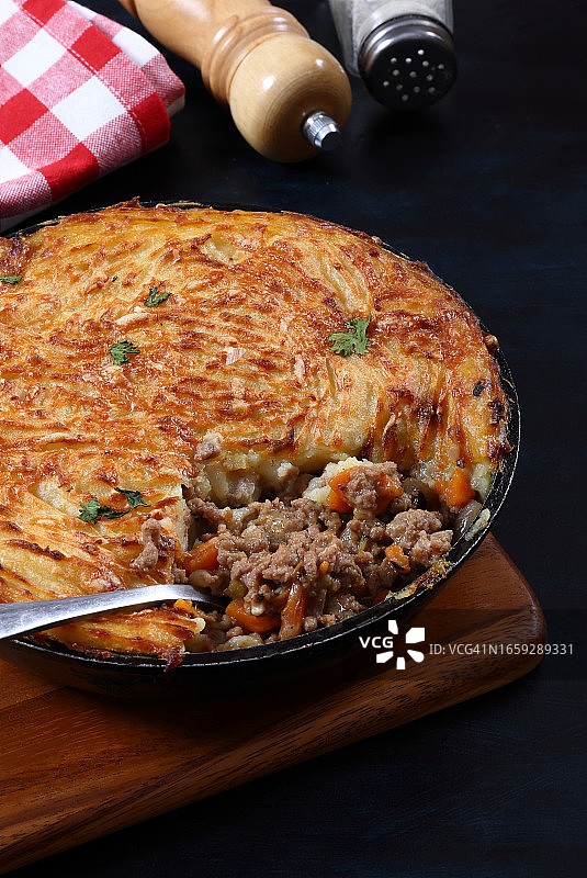 牧羊人派或农舍派图片素材