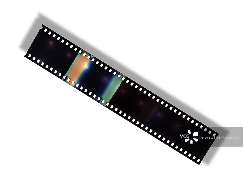 彩色35毫米胶片负片条纹图片素材