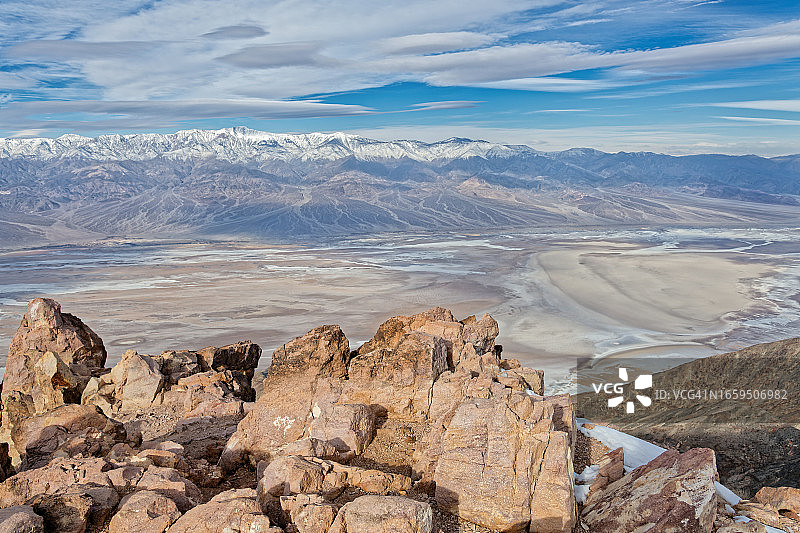 死亡谷国家公园的探险之旅图片素材