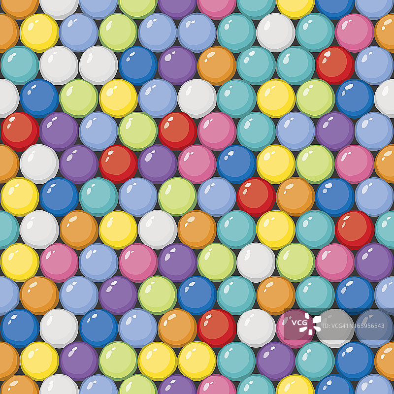 矢量泡泡糖背景 - 无缝贴图图片素材