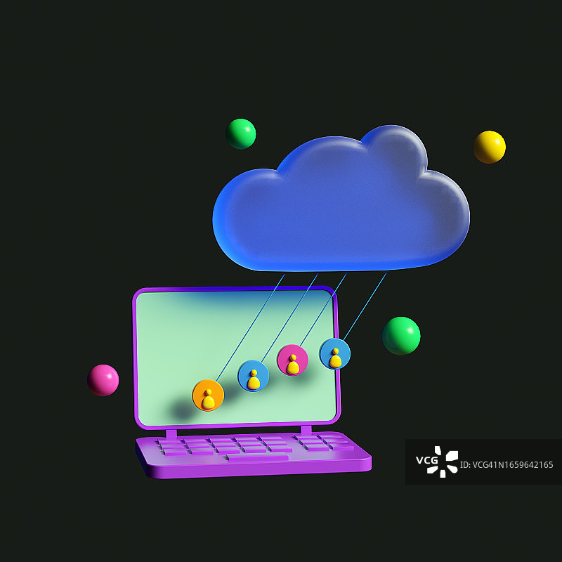 云计算图标图片素材