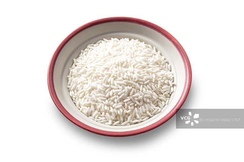 烹饪必备：颗粒分明的白米饭——烹饪主食图片素材