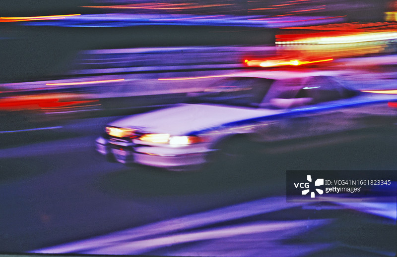 2023年8月21日纽约市的纽约警察局警车图片素材