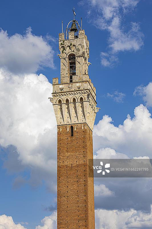 意大利托斯卡纳锡耶纳曼贾塔楼图片素材