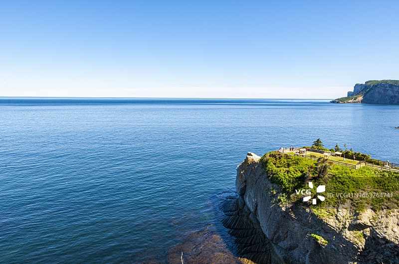 加拿大魁北克弗里隆国家公园圣劳伦斯河风光图片素材