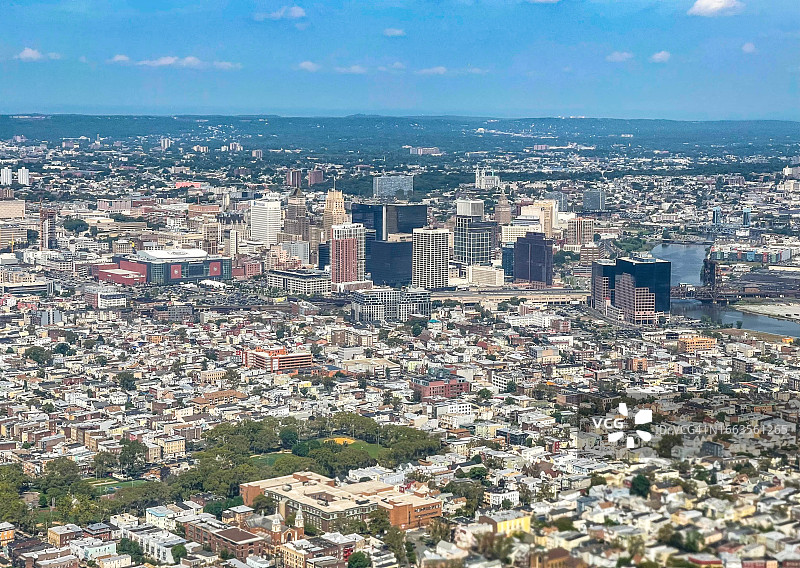 高处的纽瓦克市图片素材