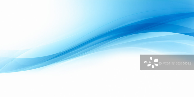 精致条纹波浪渐变蓝色背景图片素材