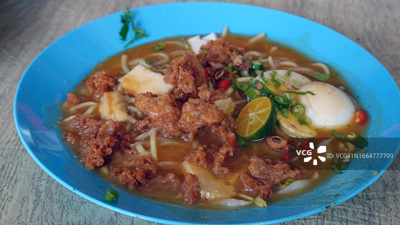 Mee Rojak，马来西亚印度风味香辣面条图片素材