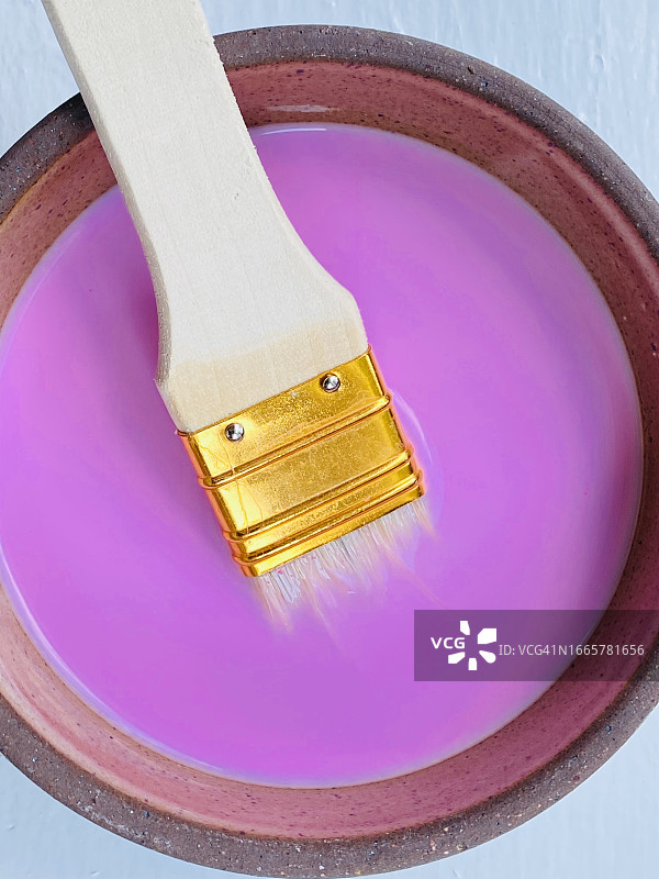 油漆和刷子图片素材