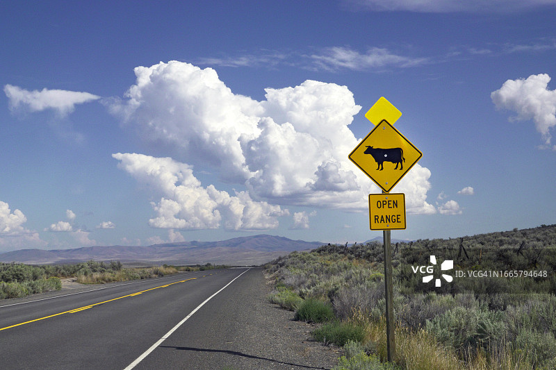 开放牧场标志图片素材