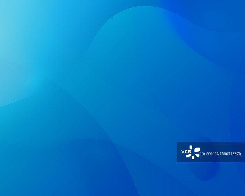 浅蓝色和蓝色流动透明的动态分层形状和物体图片素材