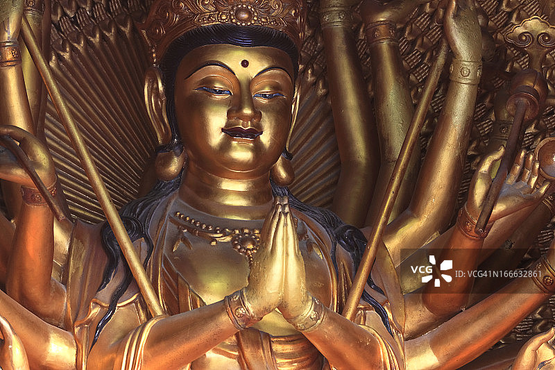 中国风观音像图片素材