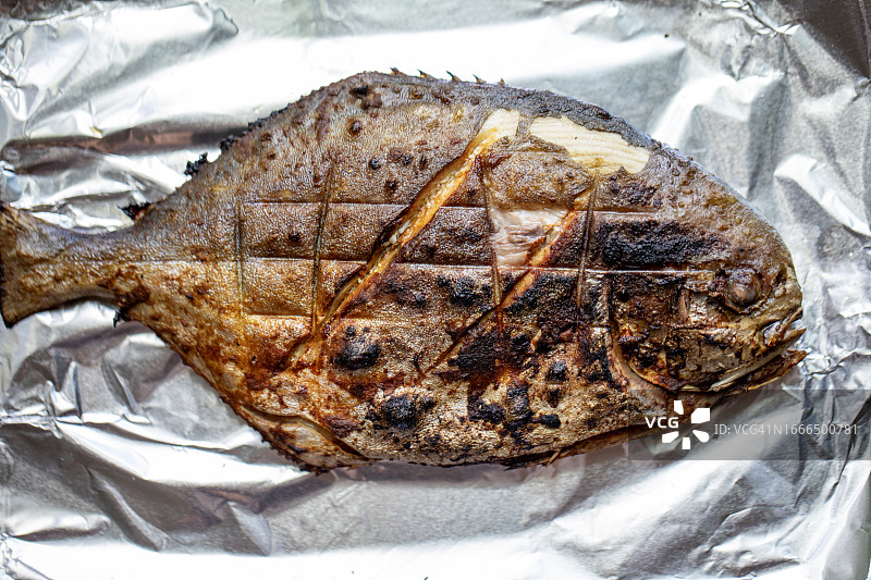 烤鱼图片素材