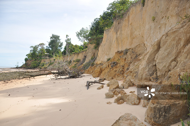 科蒂朱巴岛的悬崖图片素材