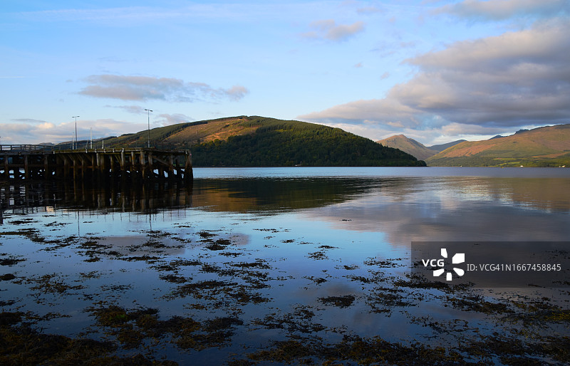 苏格兰因弗雷里法恩湖图片素材