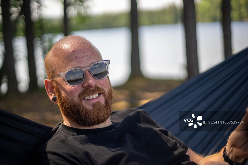 快乐的瑞典男人图片素材