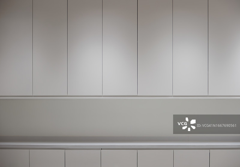 橱柜特写，厨房橱柜门正面图图片素材