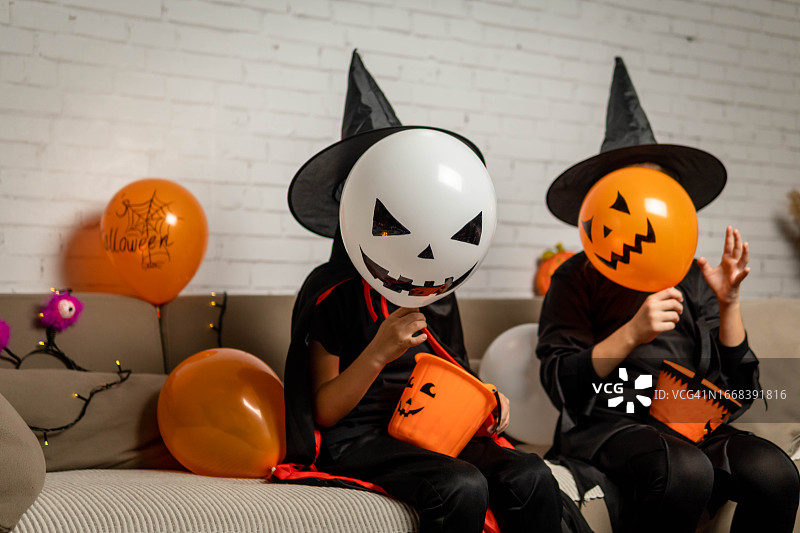 我们怪异的万圣节派对图片素材