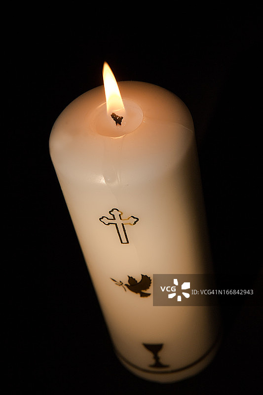 基督教的蜡烛图片素材