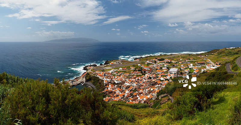 科尔武村机场与弗洛雷斯岛图片素材