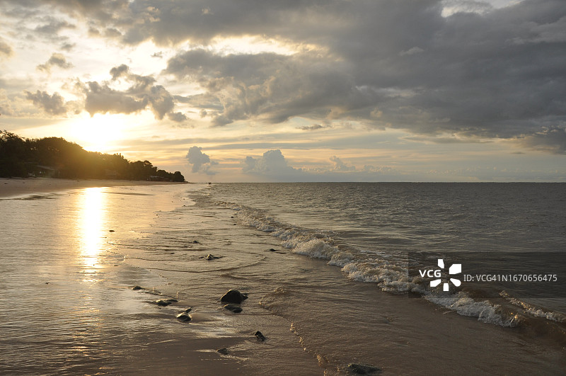 科蒂朱巴岛日落图片素材