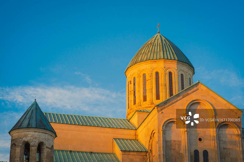 巴格拉特主教座堂日落时的穹顶图片素材