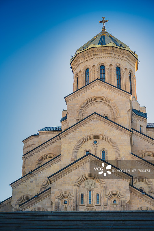 格鲁吉亚第比利斯圣三一座堂图片素材
