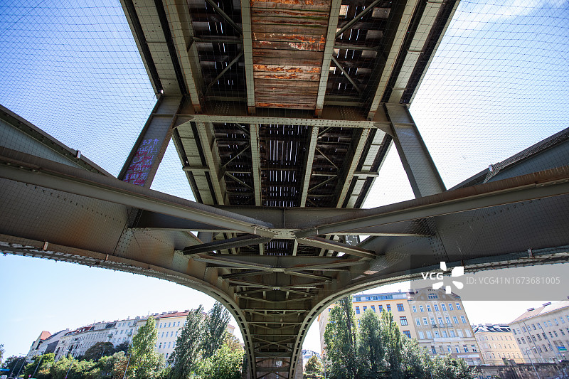 维也纳桥梁建筑图片素材