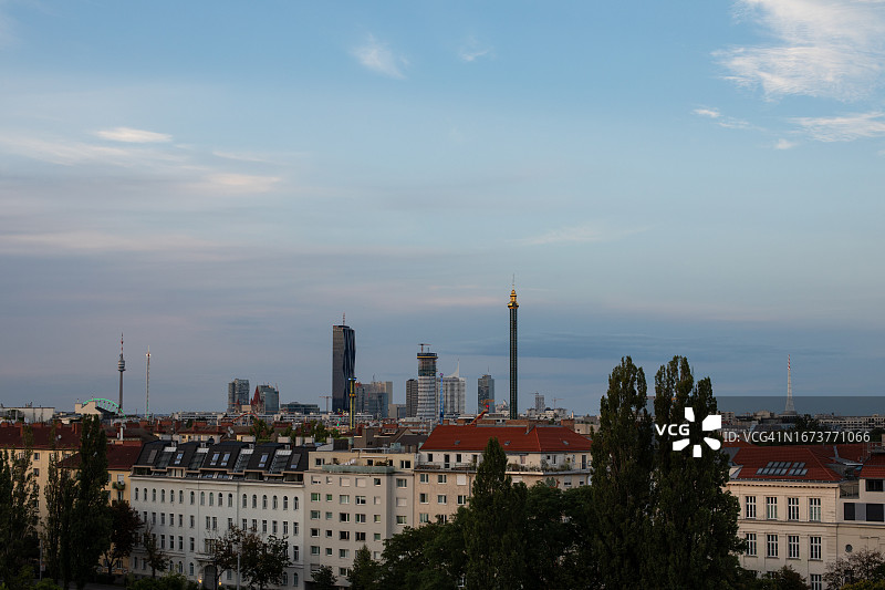 维也纳首都城市景观图片素材