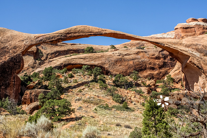 拱门国家公园魔鬼花园景观拱门图片素材