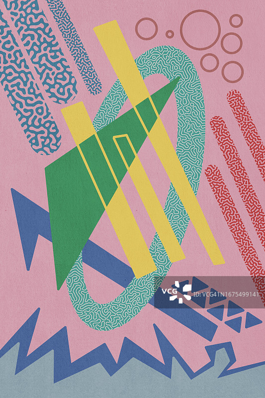 几何形状抽象插画图片素材