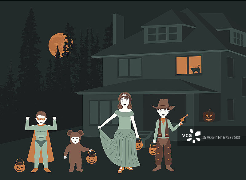 不给糖就捣蛋图片素材