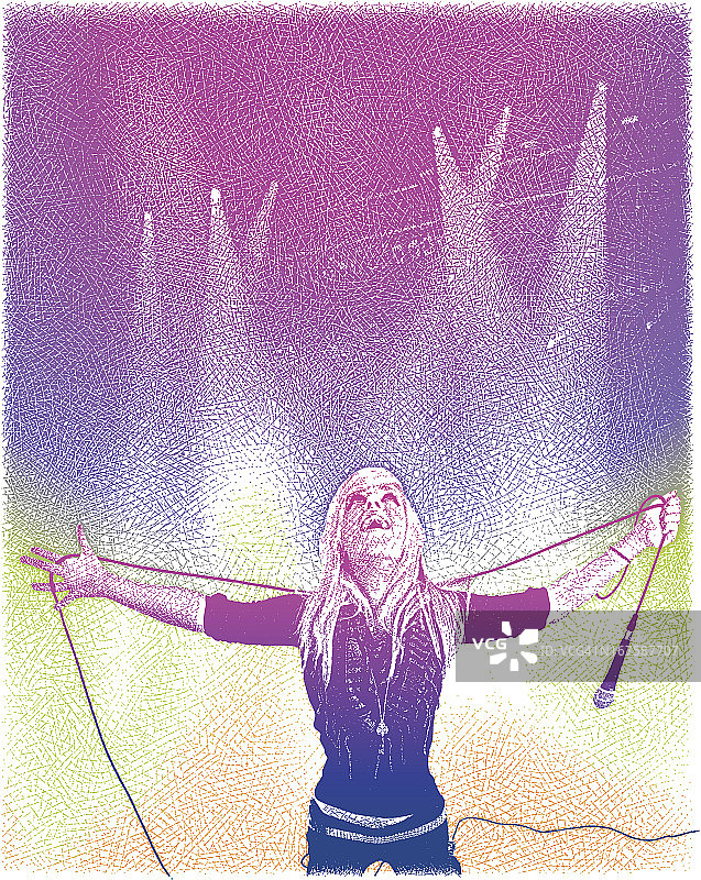 歌手表演图片素材