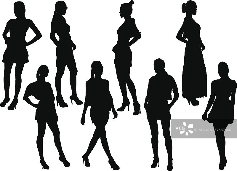 时装模特图片素材