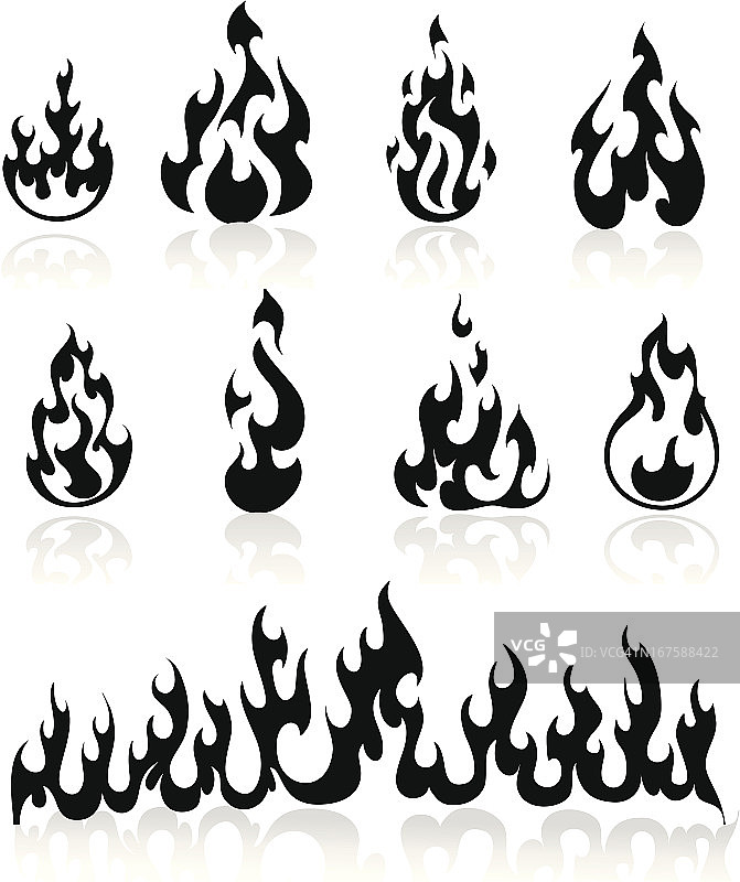 火焰部落风格图片素材