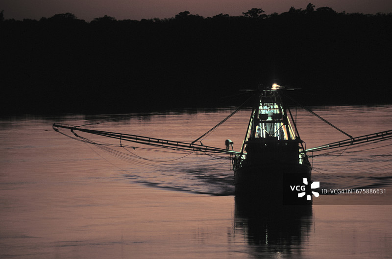 商业捕鱼图片素材