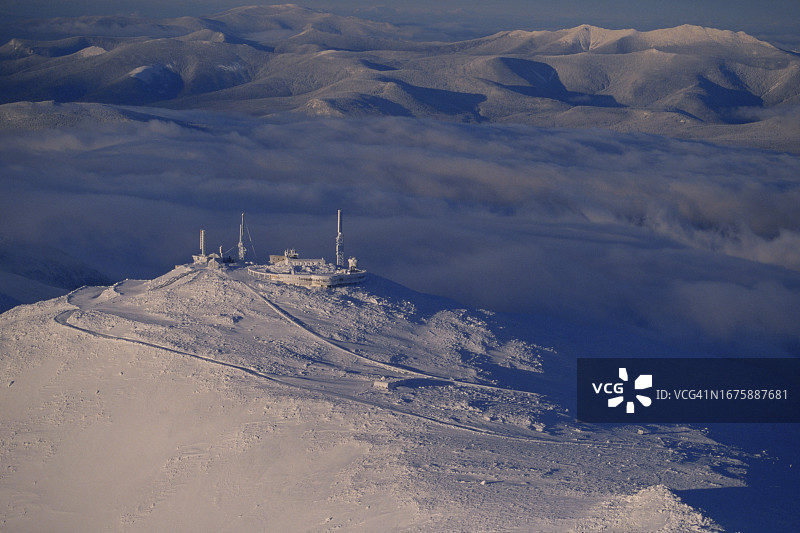 华盛顿山峰顶图片素材