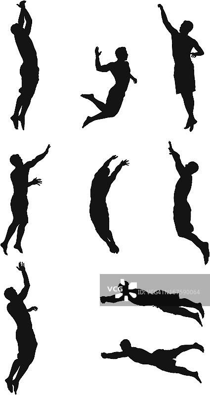 排球运动员运动瞬间图片素材