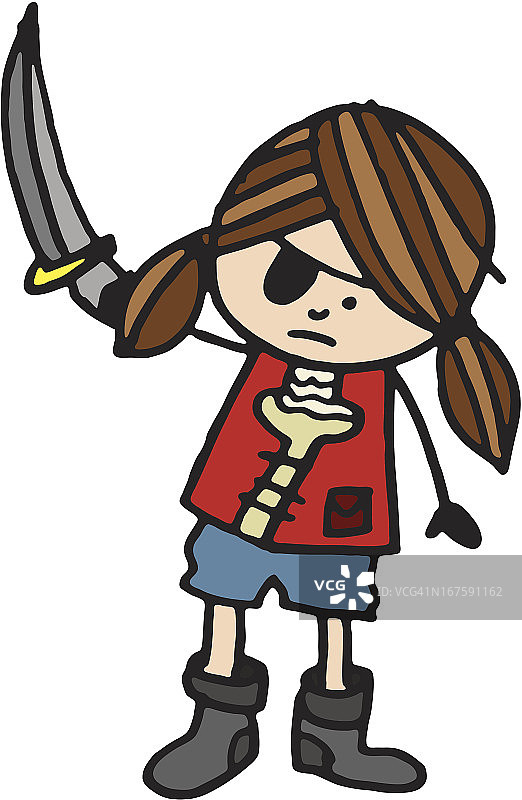 举剑的海盗图片素材