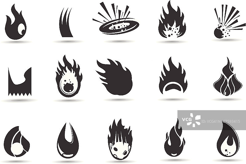 火焰符号图片素材