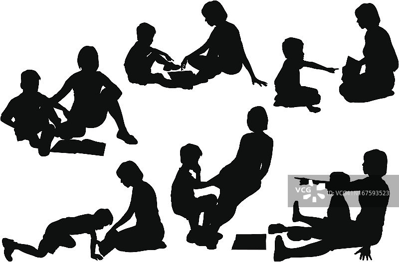 母亲和儿子图片素材