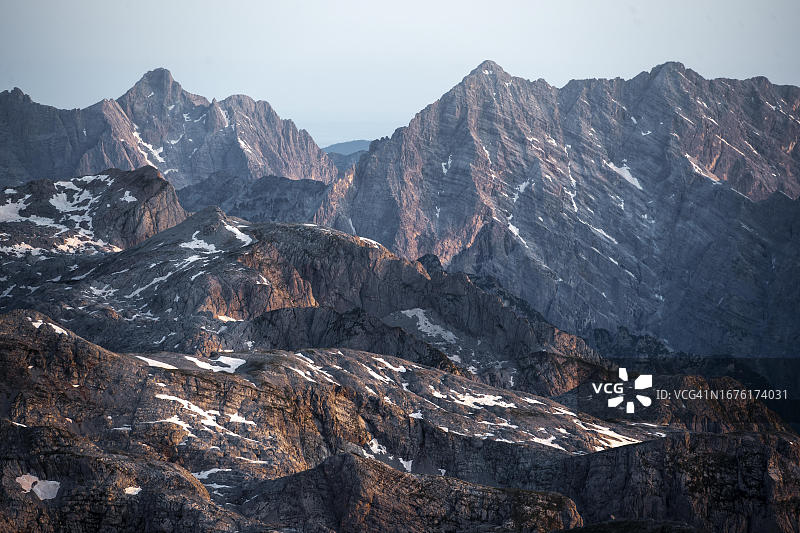 奥地利萨尔茨堡地区的高山景观图片素材