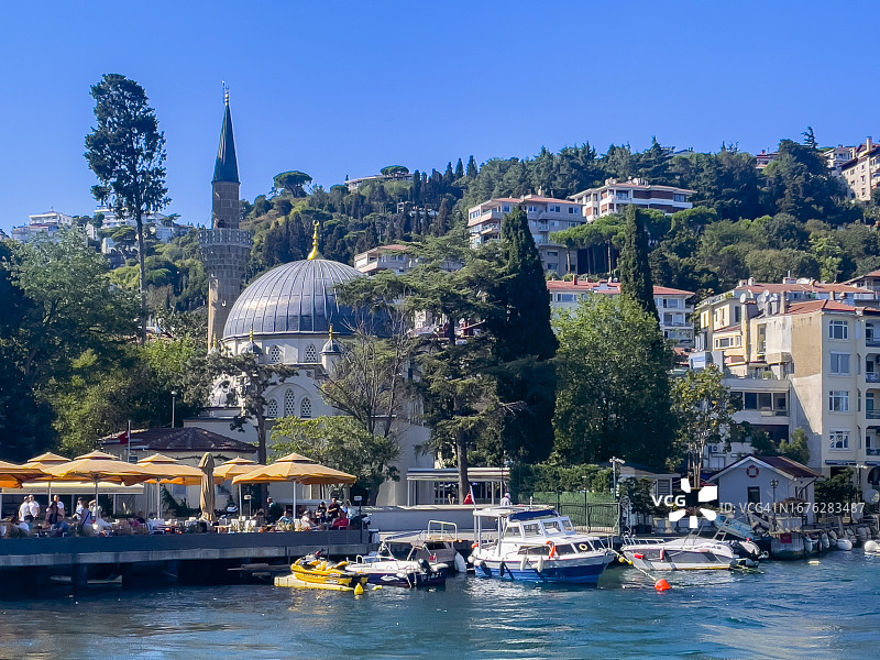 贝贝克渡轮港口，伊斯坦布尔图片素材