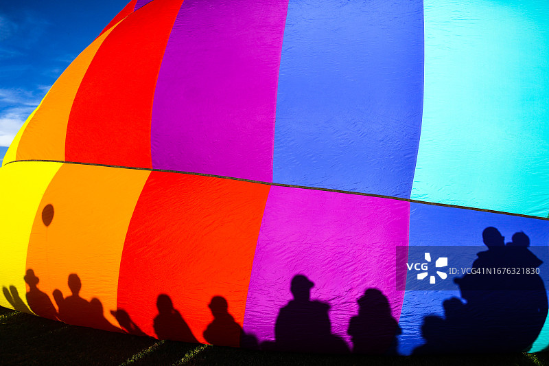 热气球阴影图片素材