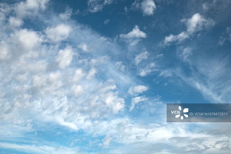 蓝天上的云图片素材