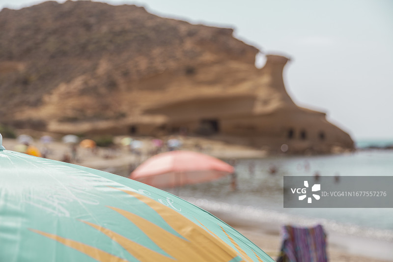 阿尔梅里亚普尔皮镇的“科科德斯海滩”图片素材