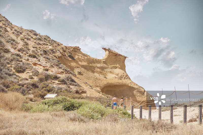 阿尔梅里亚普尔皮镇的“科科德斯海滩”图片素材