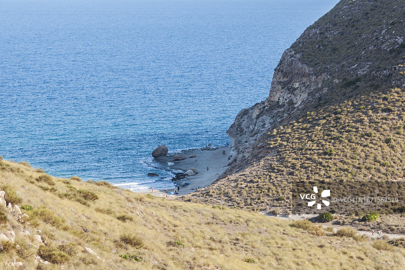 加塔角-尼哈尔自然公园中的埃梅迪奥湾图片素材