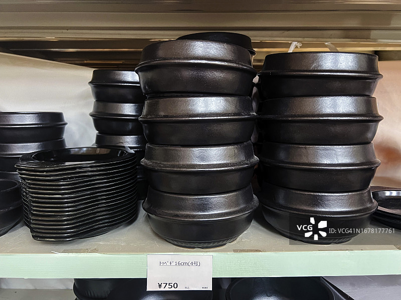 横滨韩国城市场的砂锅图片素材